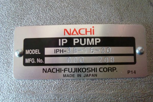 IPH-4B-25-LT-20日本原装正品,NACHI不二越齿轮泵