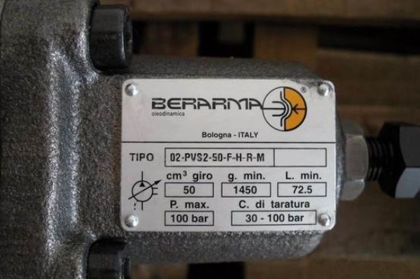 02-PSP2-40-F-H-R-M叶片泵Berarma,布莱玛变量叶片泵