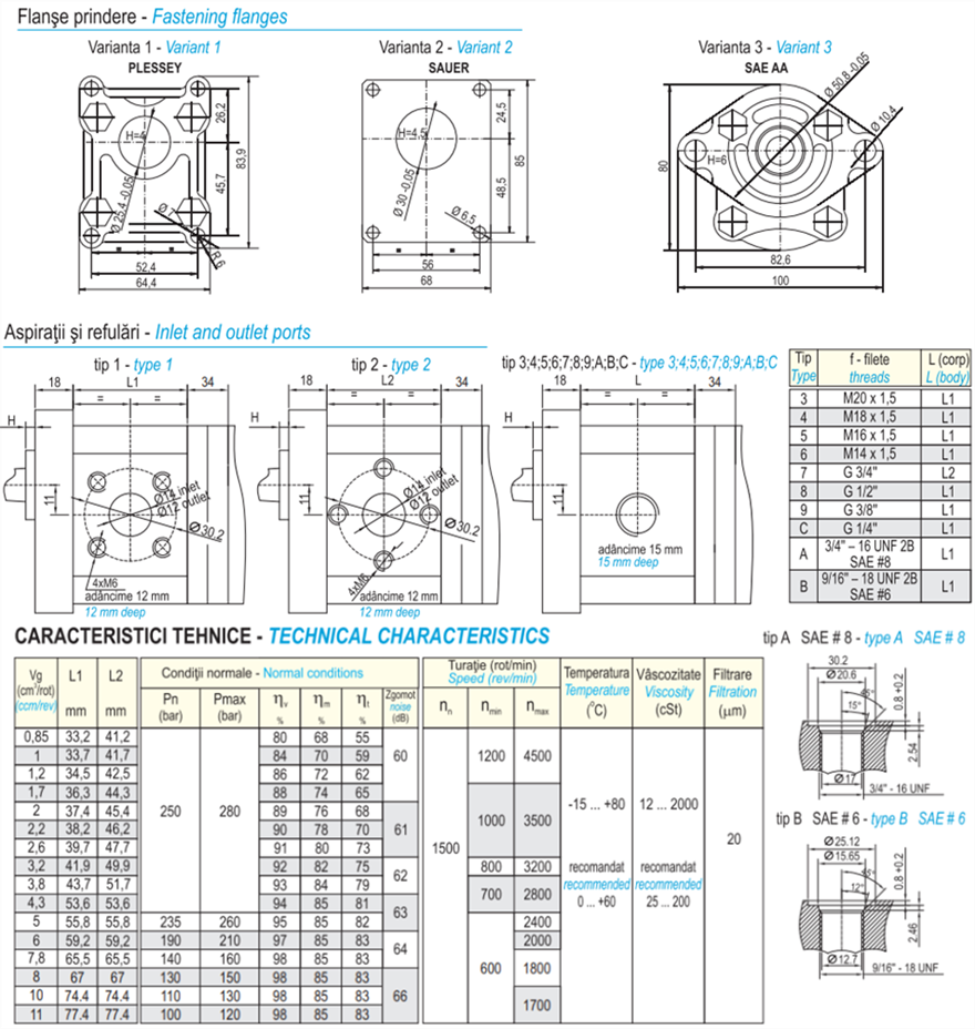 HESPER赫思博HP11齿轮泵