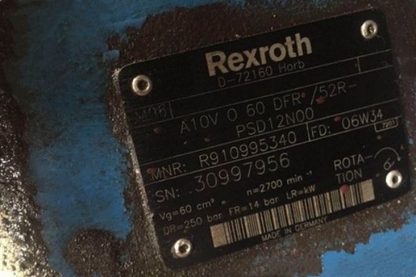 力士乐柱塞泵A10VO60DFR/52R-PSD12N00的特点及应用